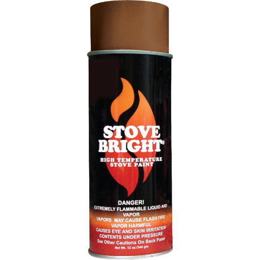 Stove Bright Gloss Metal Brown 12-3/4 Oz. High Heat Spray Paint