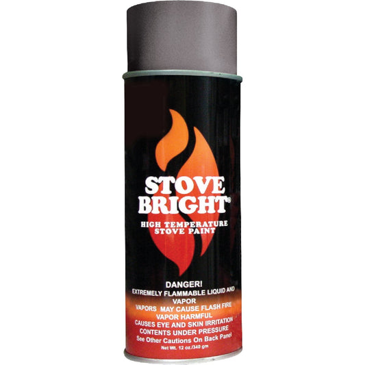 Stove Bright Gloss Charcoal 12-3/4 Oz. High Heat Spray Paint