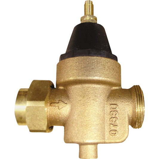 Watts 1 In. Solder Union Inlet x 1 In. NPT Female Bronze Pressure Regulator