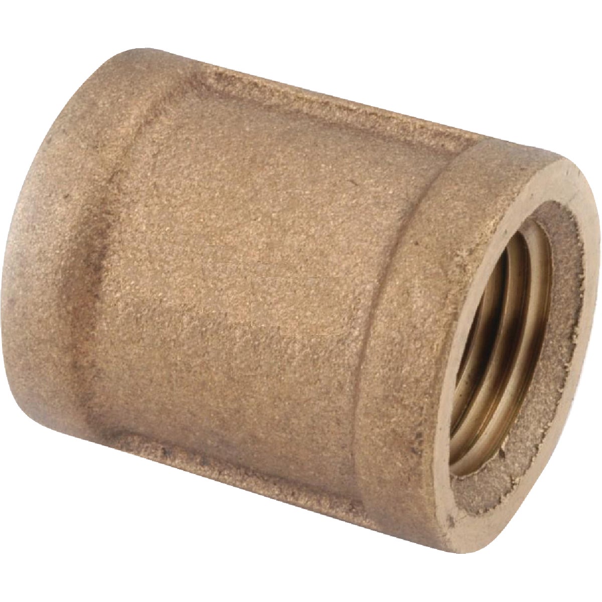 Anderson Metals 1/8 In. Threaded Red Brass Coupling