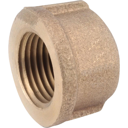 Anderson Metals 3/8 In. Red Brass Threaded Pipe Cap