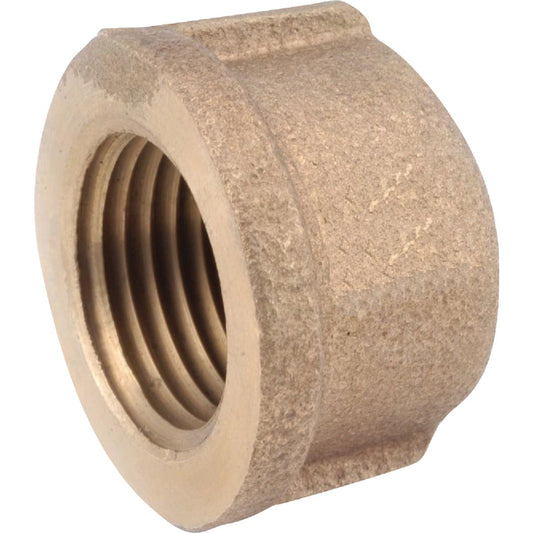 Anderson Metals 1 In. Red Brass Threaded Pipe Cap