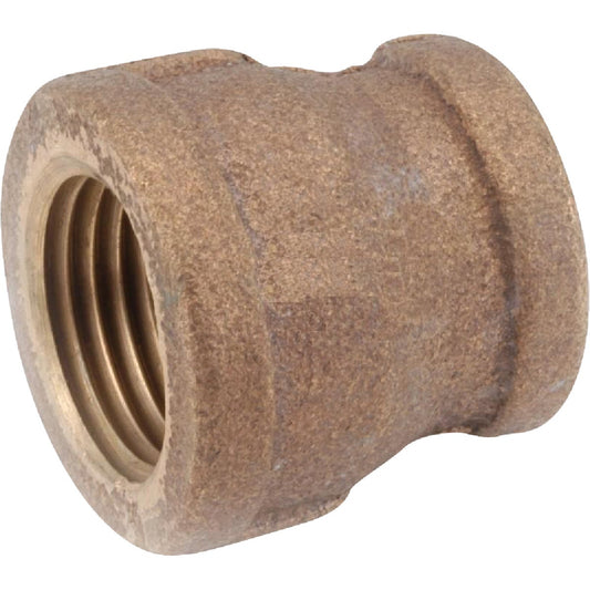 Anderson Metals 3/4 In. x 1/2 In. Threaded Reducing Brass Coupling