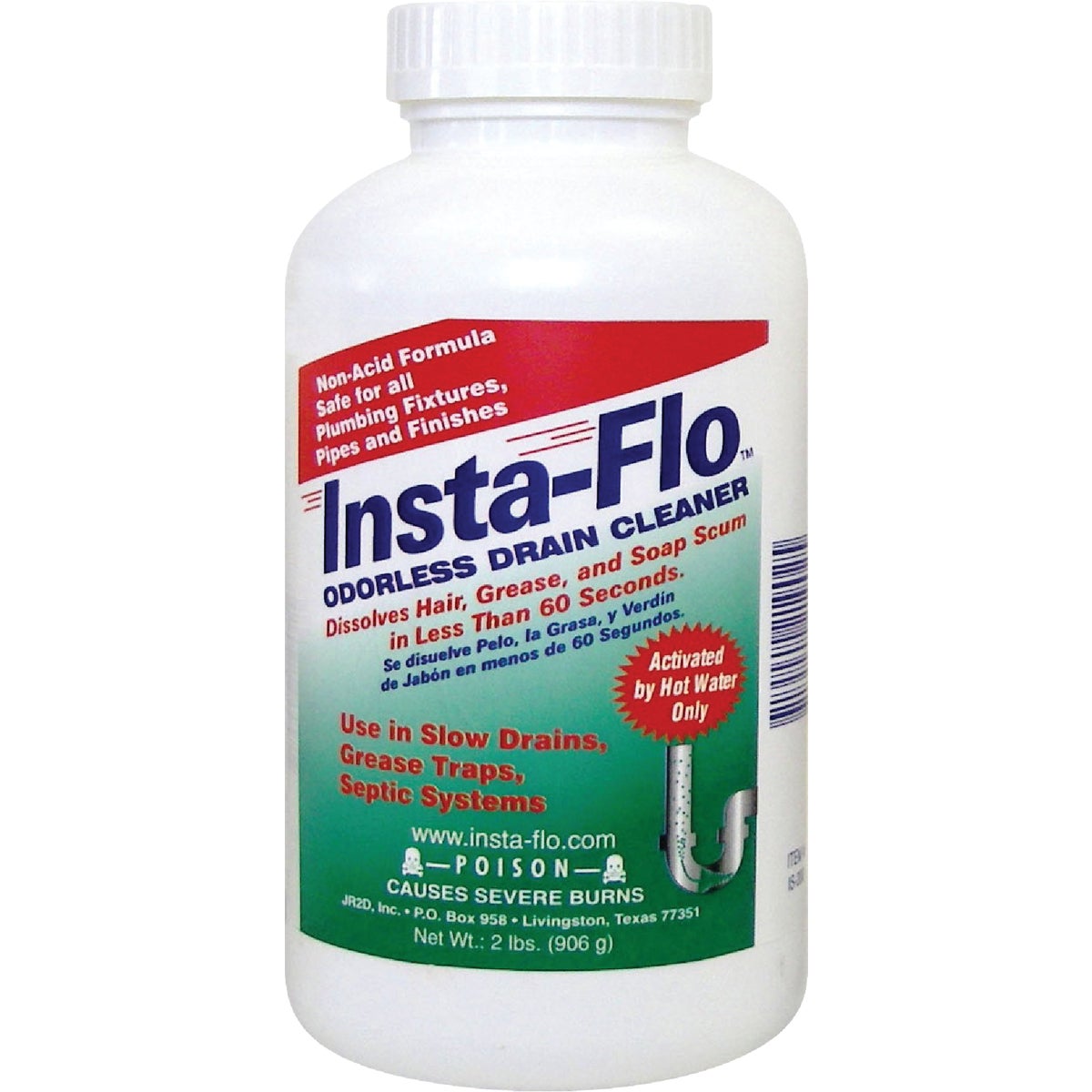 Insta-Flo 2 Lb. Crystal Drain Cleaner