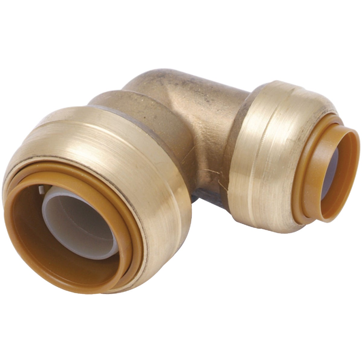 SharkBite 3/4 In. x 1/2 In. Push-to-Connect Reducing Brass Elbow (1/4 Bend)