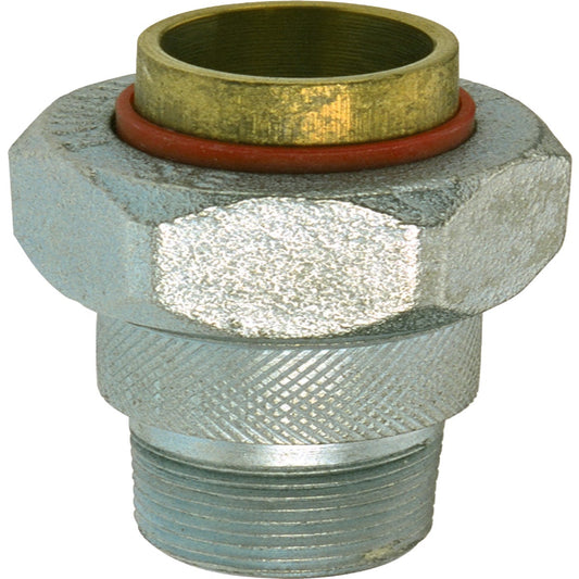 ProLine 3/4 In. MIPS x 3/4 In. Copper Sweat Brass Galvanized Dielectric Union