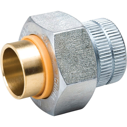 ProLine 3/4 In. FIPS x 3/4 In. Copper Sweat Brass Galvanized Dielectric Union