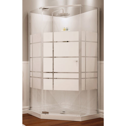 Maax 36 In. W. x 74 In. H. x 36 In. L. White Polystyrene Shower Stall