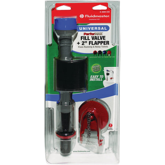 Fluidmaster PerforMAX Fill Valve & 2 In. Flapper Kit