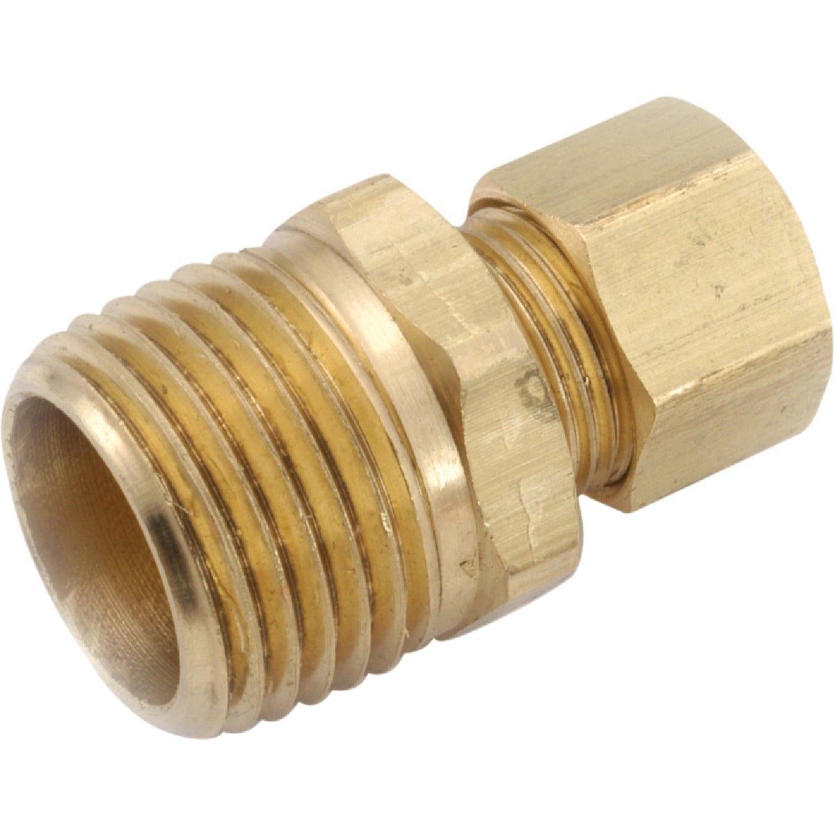 Anderson Metals 1/8 In. x 1/8 In. Brass Male Union Compression Adapter