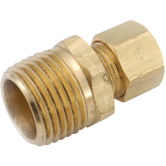 Anderson Metals 1/4 In. x 1/2 In. Brass Male Union Compression Adapter