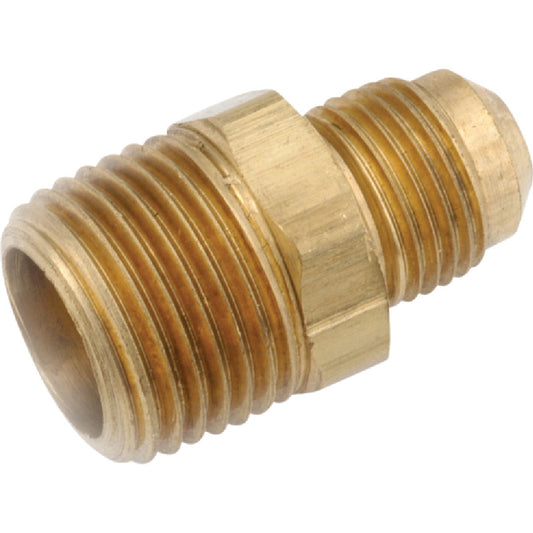 Anderson Metals 1/4 In. x 3/8 In. Brass Male Flare Connector