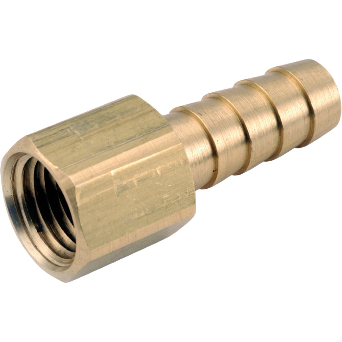 Anderson Metals 5/16 In. ID x 1/4 In. FPT Brass Hose Barb