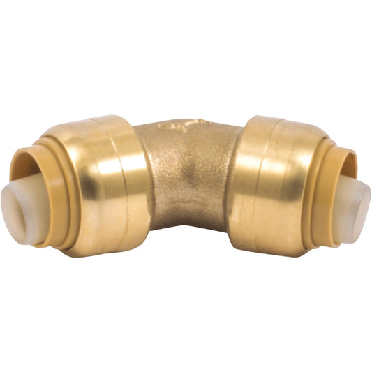 SharkBite 1/2 In. x 1/2 In. 45 Deg. Push-to-Connect Brass Elbow (1/8 Bend)