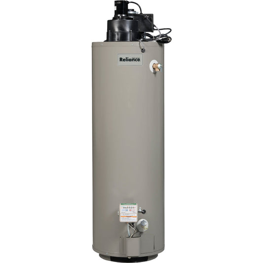 Reliance 50 Gal. Tall 6yr 50,000 BTU Natural Gas Water Heater with Power Vent