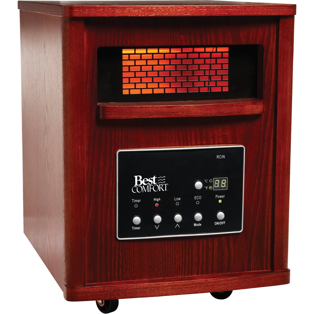 Best Comfort 1500-Watt 120-Volt Quartz Heater with Woodgrain Cabinet