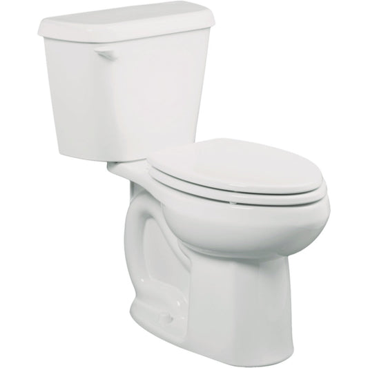 American Standard Colony Right Height White Elongated Bowl 1.6 GPF Toilet