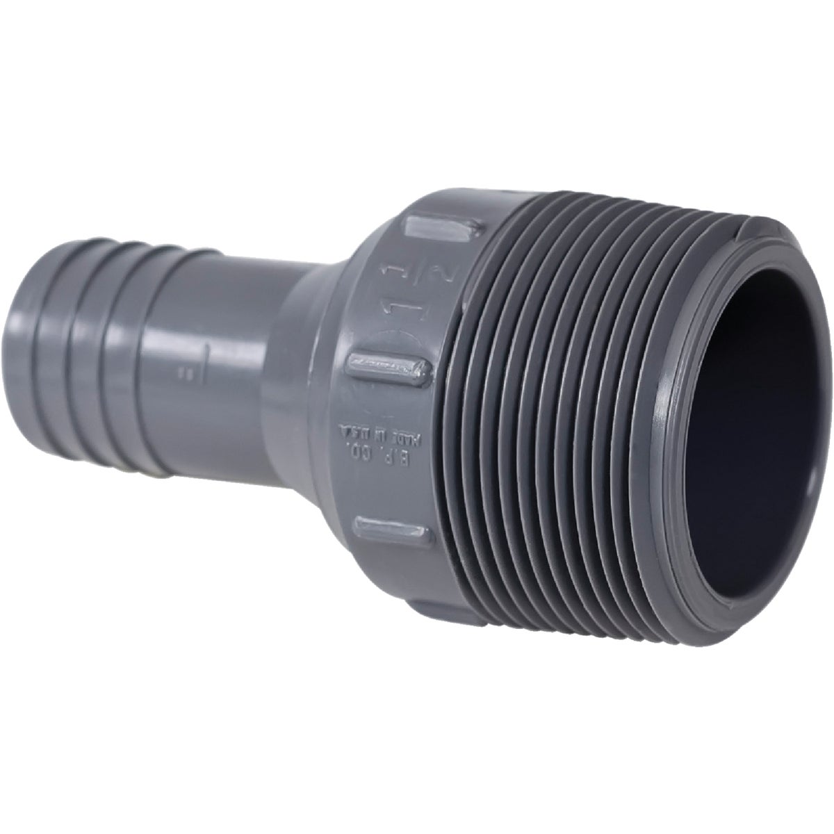 Boshart 1 In. Insert x 1-1/2 In. MIP Reducing Polypropylene Hose Adapter