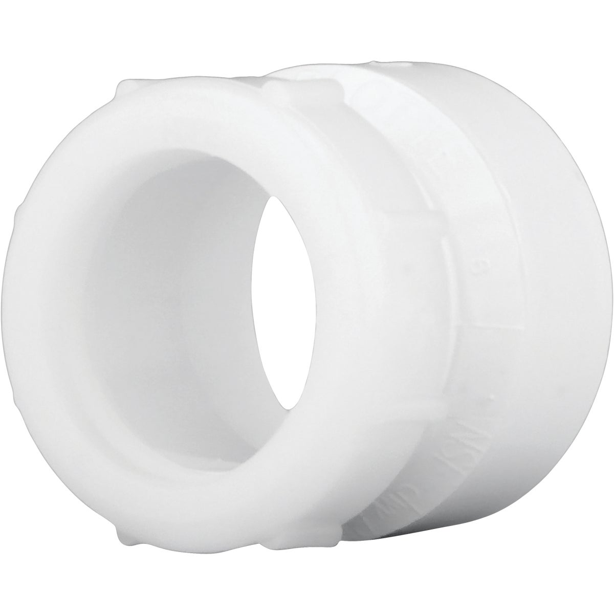 Charlotte Pipe 1-1/2 In. x 1-1/2 In. Hub x Tubular PVC Waste Adapter