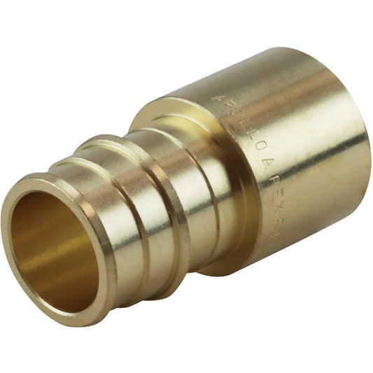 Apollo Retail 3/4 In. Barb x 3/4 In. Female Sweat Brass PEX Adapter Type A