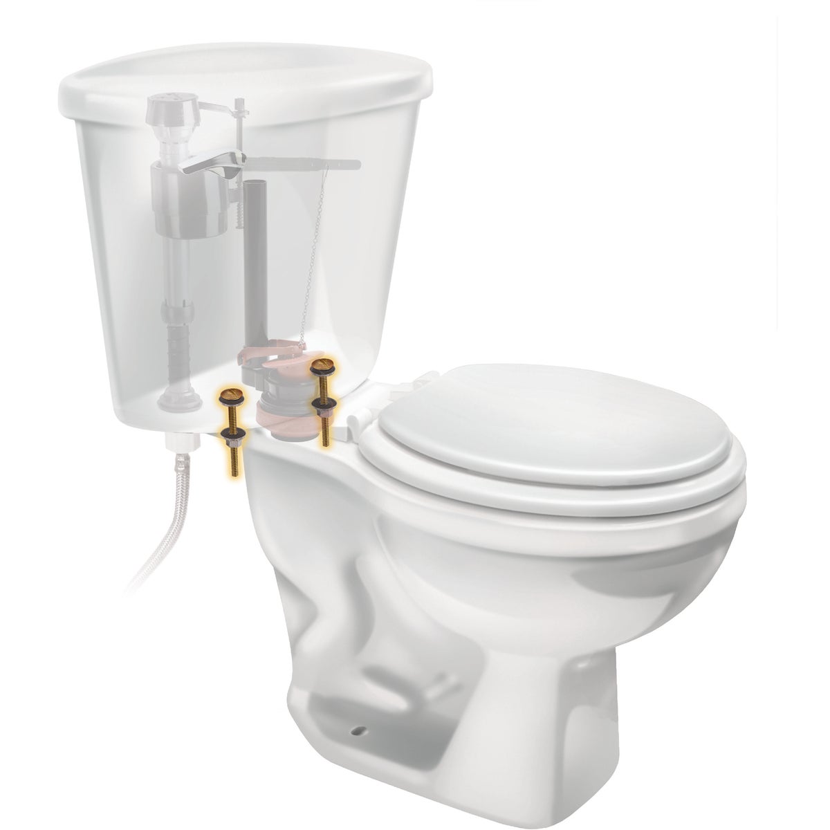 Fluidmaster Toilet Tank-to-Bowl Tank Bolts Kit (2-Pack)