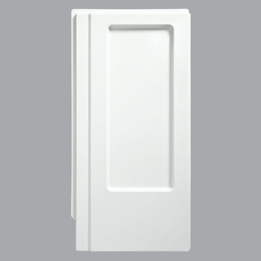 Sterling Advantage 72 In. H x 34 In. D Shower End Wall in White