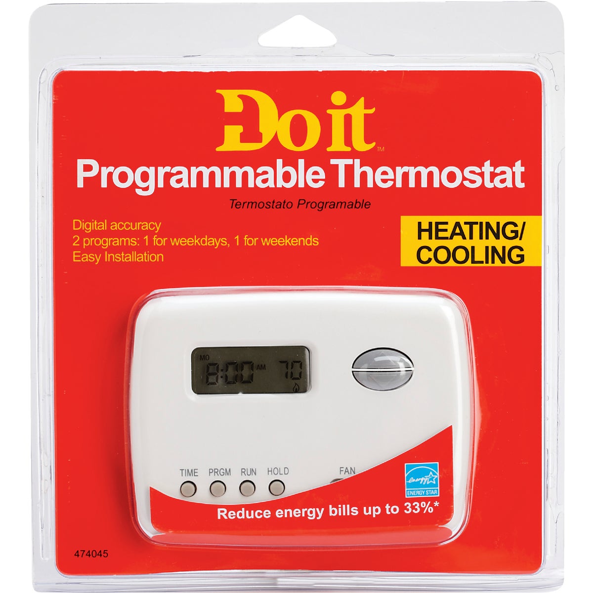 Do it 5-2 Day Programmable Beige Digital Thermostat