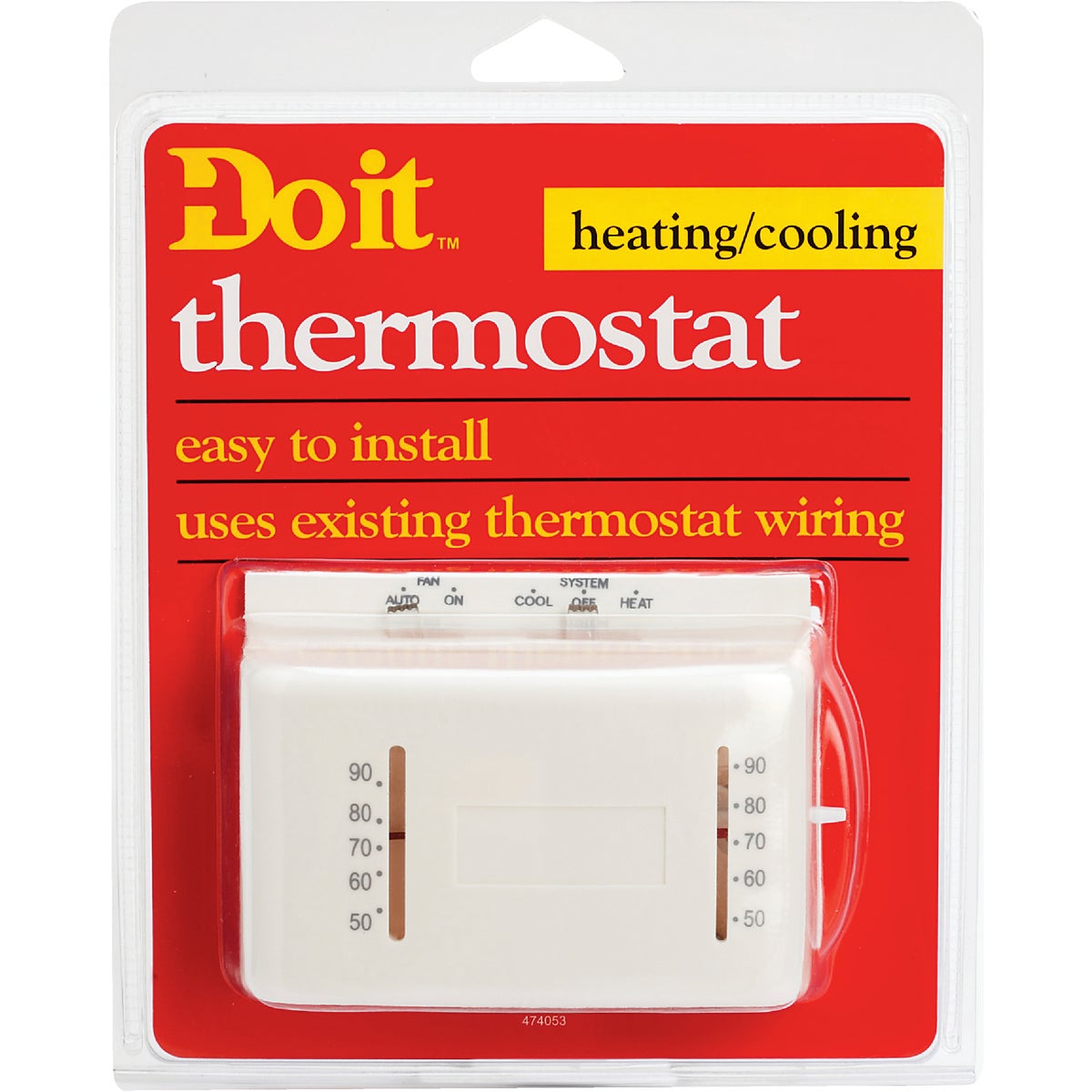 Do it Best 50 F to 90 F 24V Mechanical Thermostat