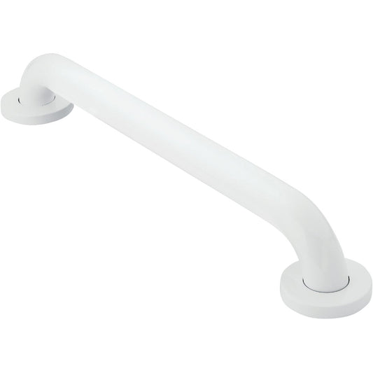 Moen Home Care 24 In. x 1-1/2 In. Concealed Screw Glacier Grab Bar, White