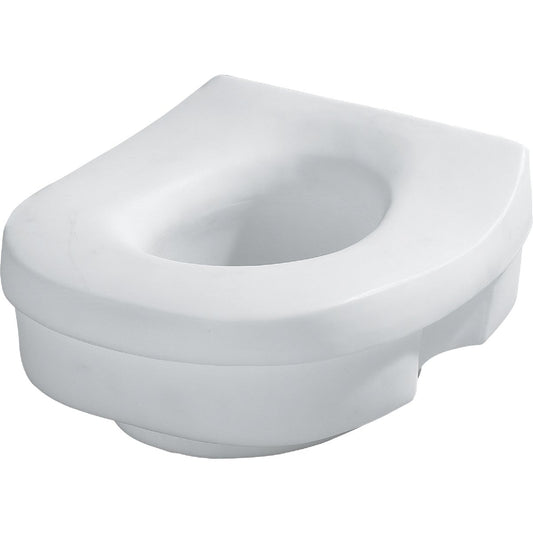 Moen Elevated White Toilet Seat For Round Or Elongated Bowl