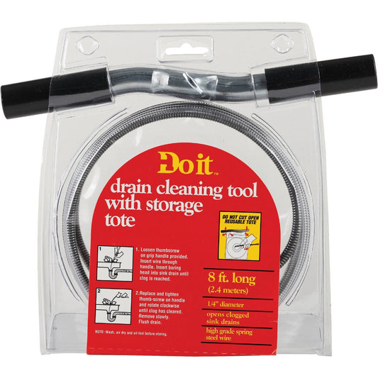 Do it 1/4 In. x 8 Ft. Galvanized Steel Wire Cleanout Drain Auger