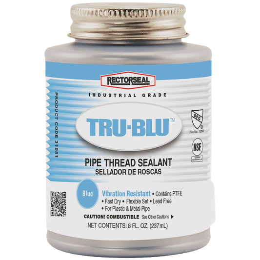 RectorSeal Tru-Blu 8 Oz. Blue Thread Sealant