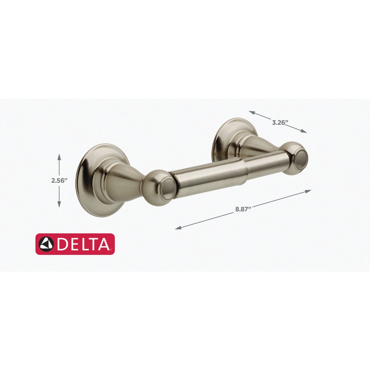 Delta Porter Brushed Nickel Toilet Paper Holder