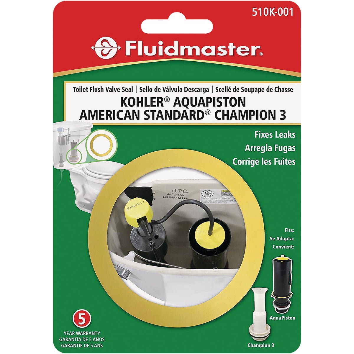 Fluidmaster Standard Replacement Flush Valve Seal Kohler and American Standard