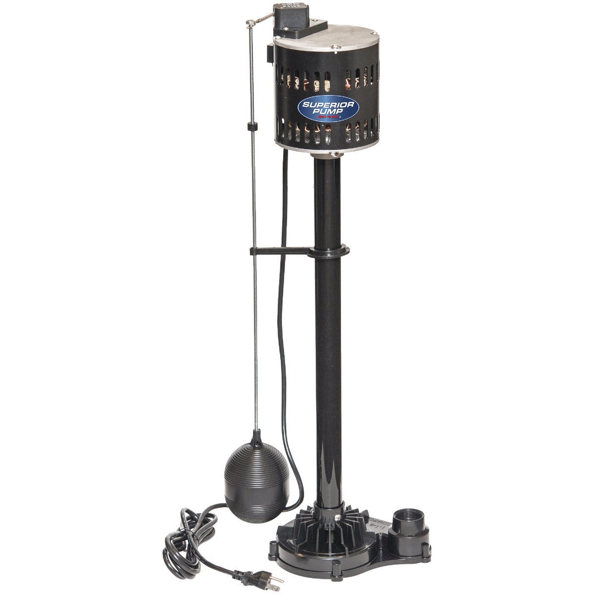 Superior Pump 1/3 HP Thermoplastic Pedestal Sump Pump