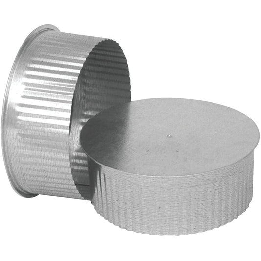 Imperial 30 Ga. 6 In. Galvanized Tee Cap/Plug