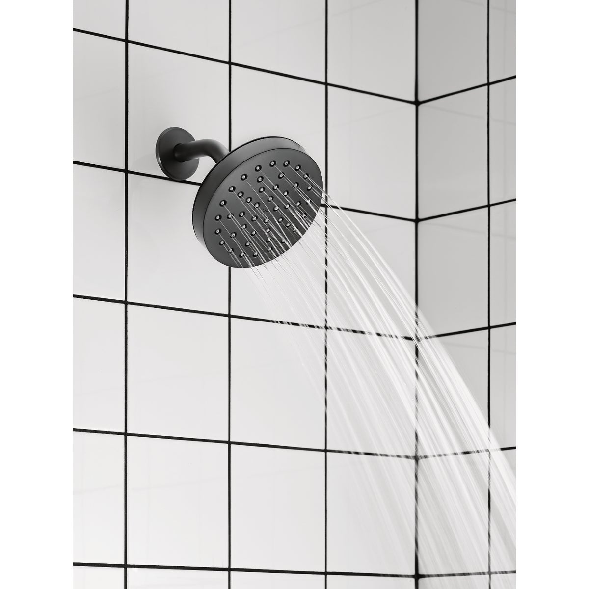 Moen Rinza Matte Black Single-Handle Posi-Temp Tub & Shower Faucet