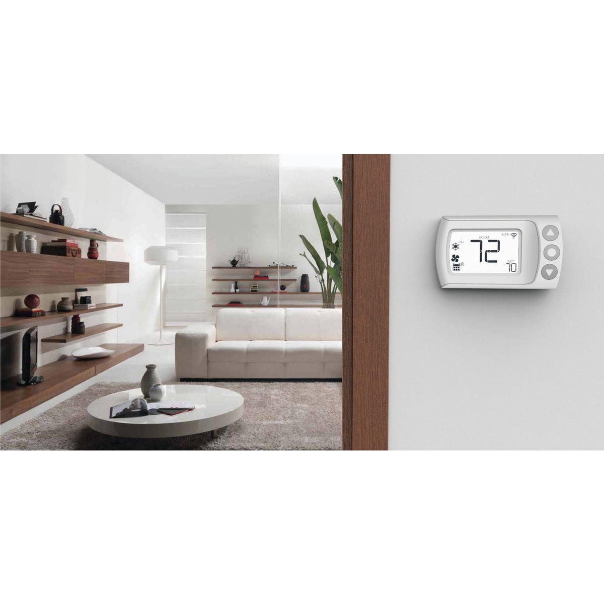 LUX Products CS1 WiFi Programmable White Digital Thermostat