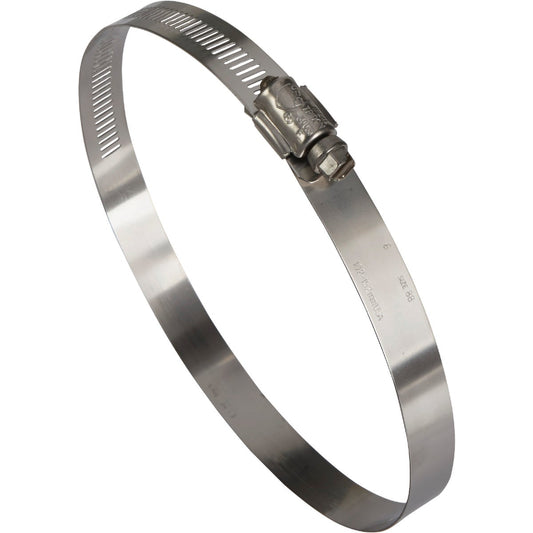 Ideal 4 In. - 6 In. All Stainless Steel Marine-Grade Hose Clamp