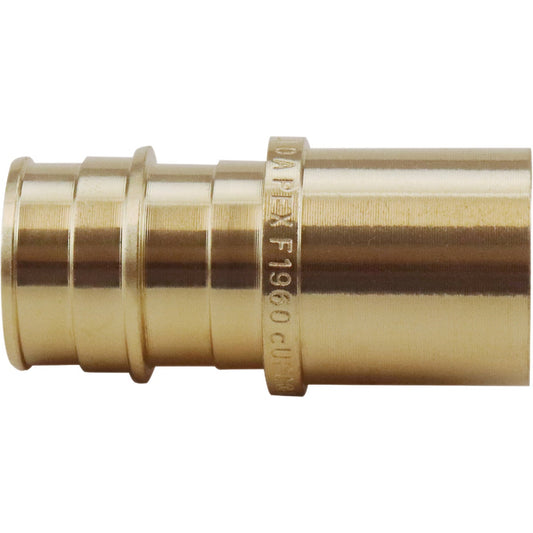 Apollo Retail 3/4 In. Barb x 3/4 In. Male Sweat Brass PEX Adapter Type A