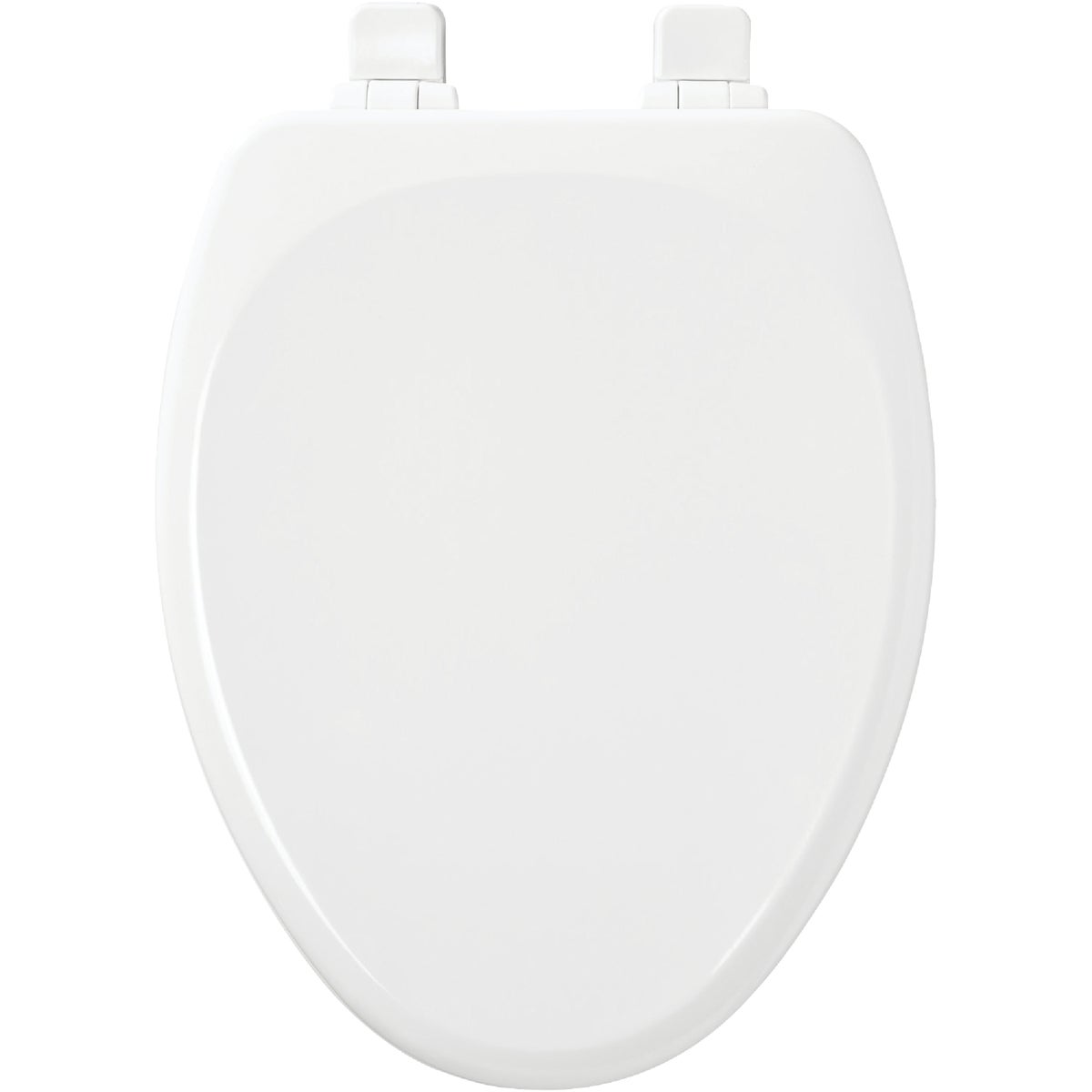 Mayfair Elongated Closed Front Slow Close White Wood Toilet Seat