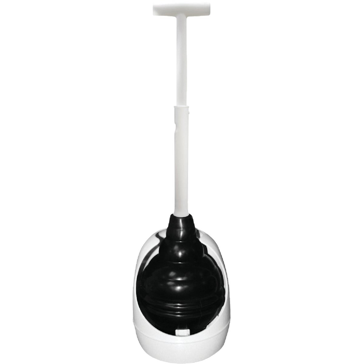 Korky Beehive Max HideAway Telescoping Plunger with Holder