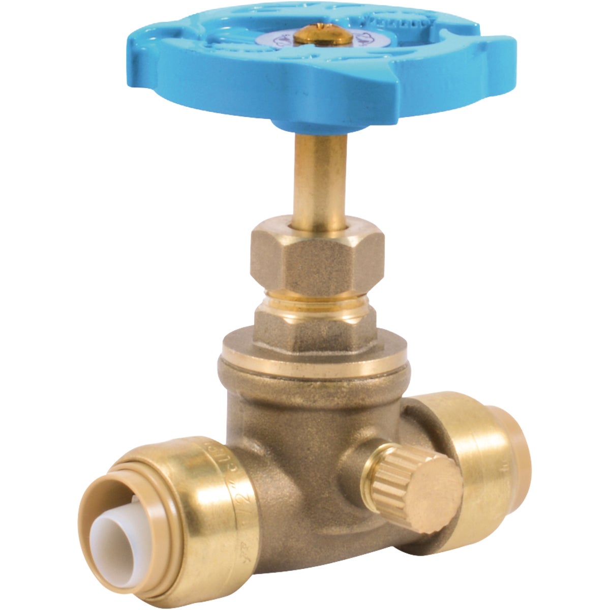 Sharkbite 1/2 In. SB x 1/2 In. SB Brass Push-to-Connect Gate Valve