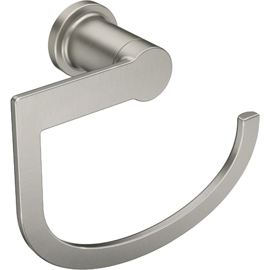 Moen Rinza Brushed Nickel Finished Zinc Towel Ring