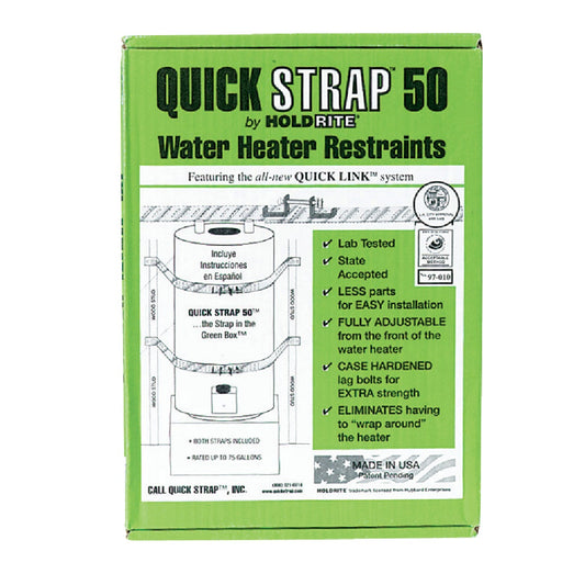 Quick Strap 50 Gallon Water Heater Restraining Strap