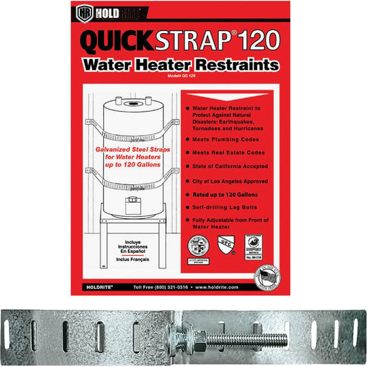 Quick Strap 120 Gallon Water Heater Restraining Strap