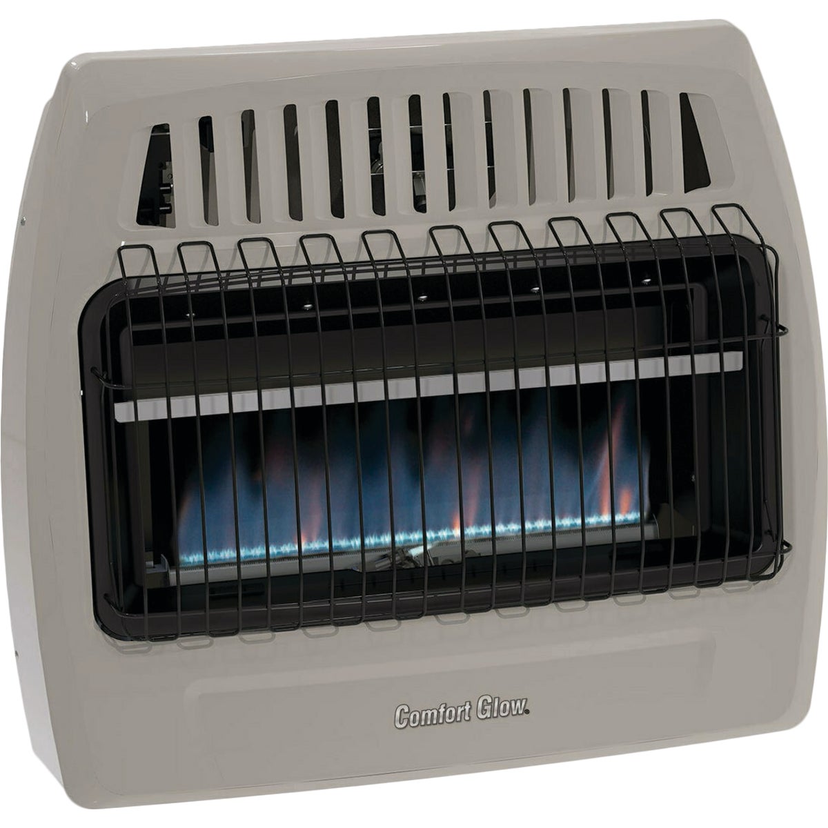 Comfort Glow 30,000 BTU Natural Gas (NG) or Propane (LP) Vent Free Blue Flame Gas Wall Heater