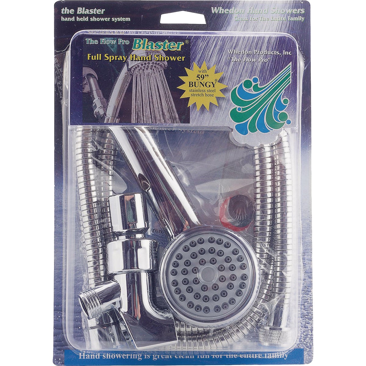 Whedon Blaster 2.5 GPM 48-Jet Handheld Shower, Chrome