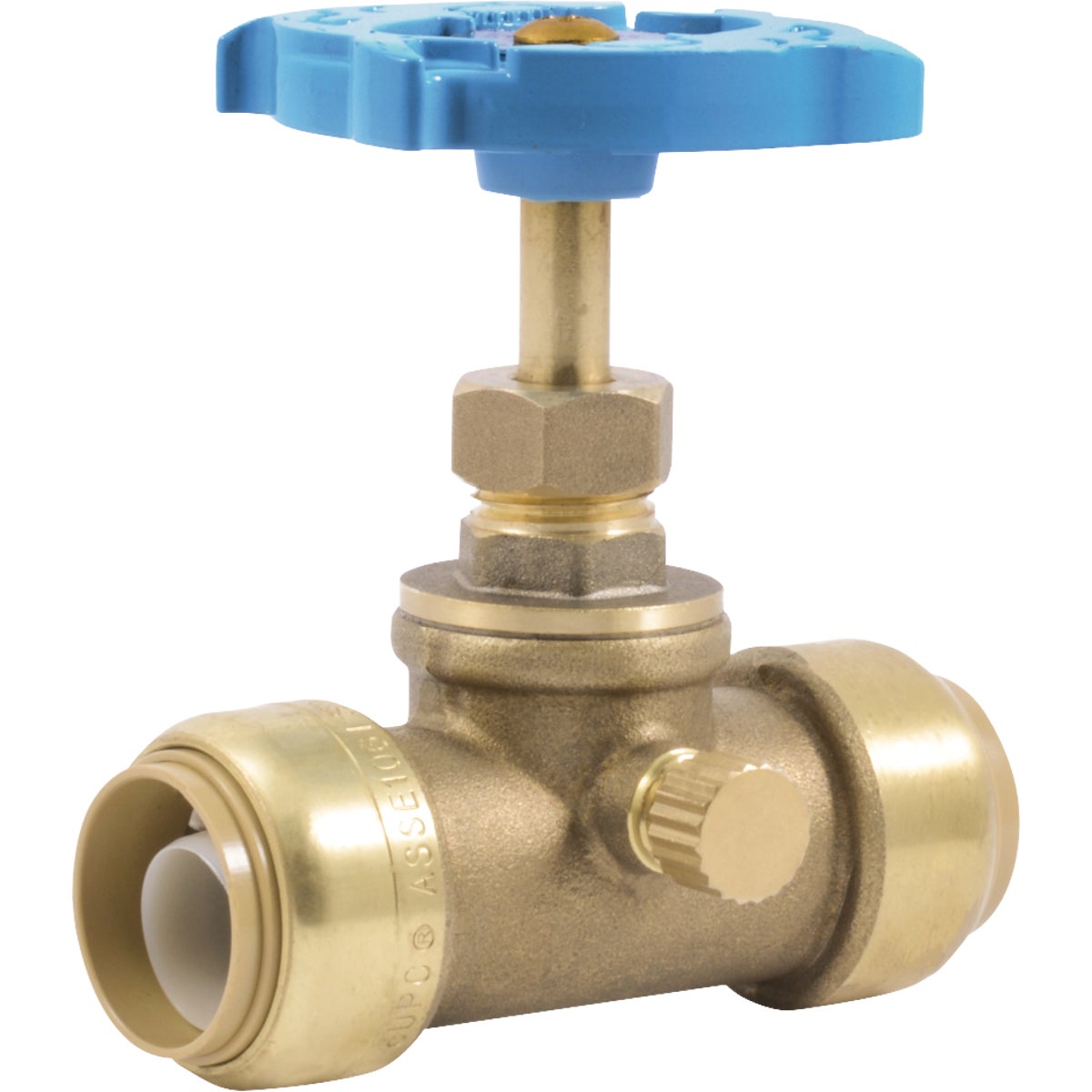 Sharkbite 3/4 In. SB x 3/4 In. SB Brass Push-to-Connect Gate Valve