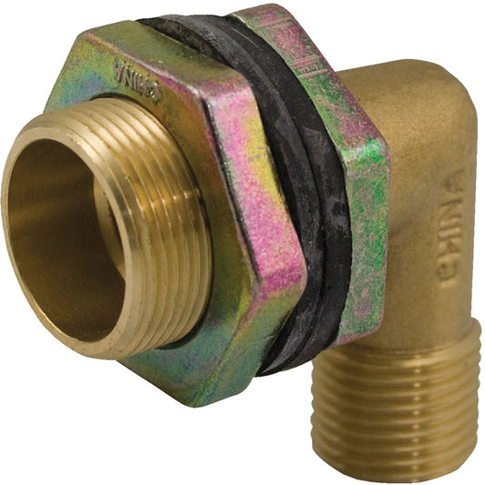 Jones Stephens Brass Shower Stall Coupling Elbow